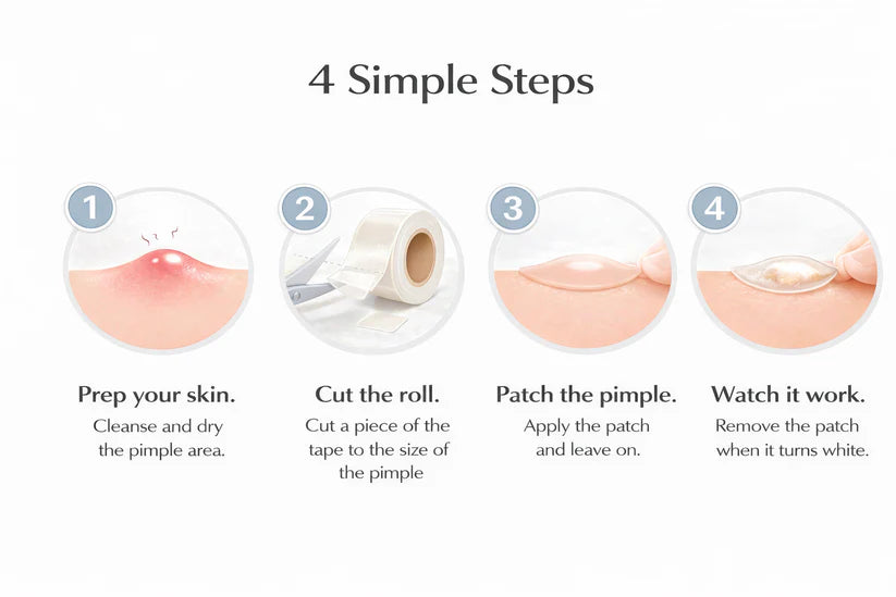 Hydrocolloid Healing Tape That Instantly Protects & Repairs Skin